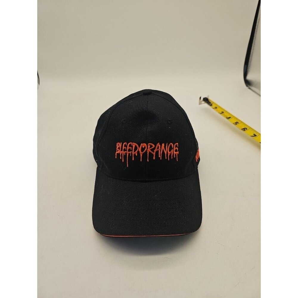 KUBOTA Bleedoarnge K-Products Embroidered HAT - Black Orange‎ Trim Adjustable